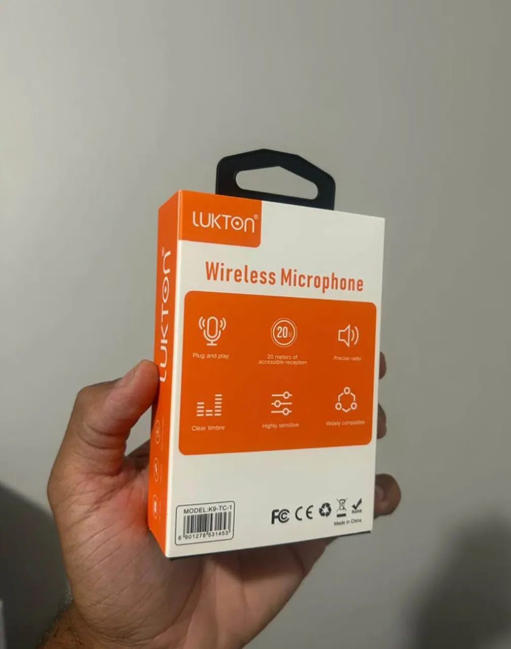 Microfone sem fio iPhone e Android  - Foto 3