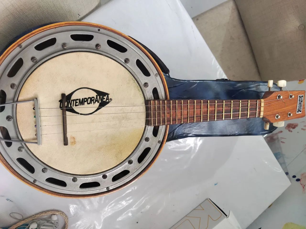 Banjo Del Vecchio com case - Foto 3