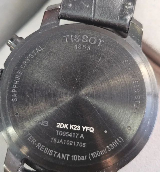 Relógio Tissot Original Cronógrafo revisado pilha e pulseira nova - Foto 4