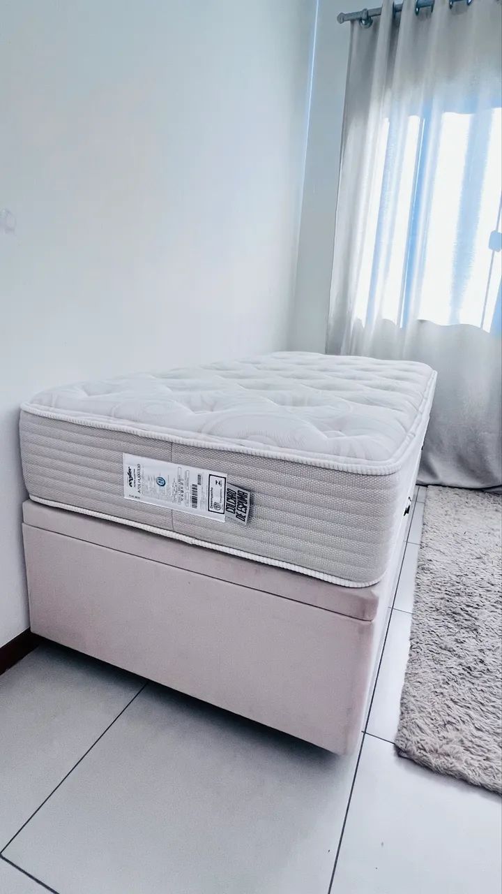 Cama box solteiro base suede  - Foto 3