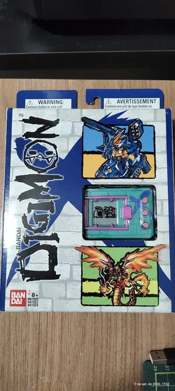 Digimon Vpet Versão X. XB Verde e Roxo Bandai