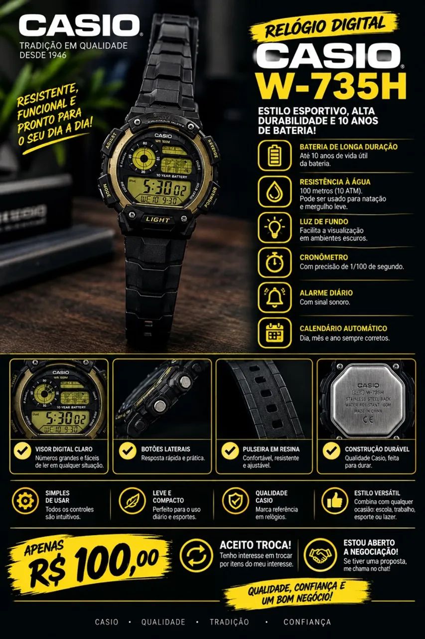 Relógio CASIO