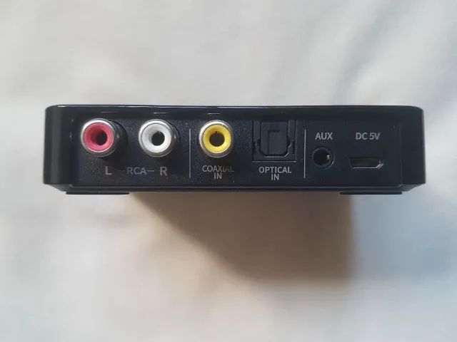 Receptor e Transmissor de Áudio Spdif Nfc Usb Fm Bluetooth 5.0 M6 - Foto 5