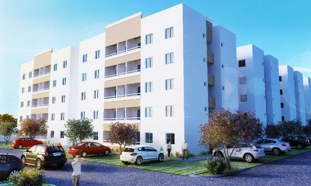 Garden 2/4 c Varanda no SIM;400m da FTC;Entrada em até 18x;Subsídio até 21mil