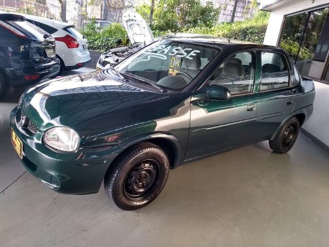 Corsa Sedan 1.0 Mpfi Mileniun 8V, 4P Manual - 2001 -Repasse- Caxias Do Sul - Foto 4