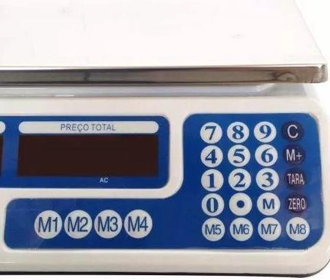 Balança Eletrônica Digital 40kg Visor Duplo Alta Precisão Completa (NOVA) ACEITA CARTÃO - Foto 2