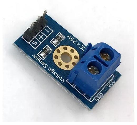 COD-AM114 Módulo Sensor De Tensão Dc 0 A 25v Arduino Automação Robotica - Foto 3
