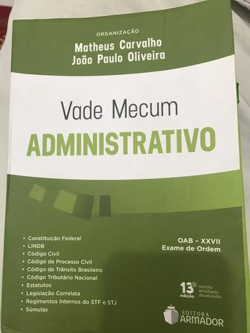 Vade Mecum, Administrativo - Matheus Carvalho - OAB