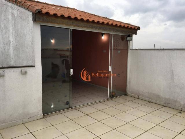 Cobertura com 3 dormitórios para alugar, 71 m² por r$ 2.200/mês - vila humaitá - santo and - Foto 9