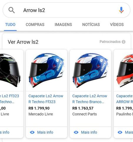 Capacete LS2 Tricomposto Arrow R Evo com 2 viseiras
