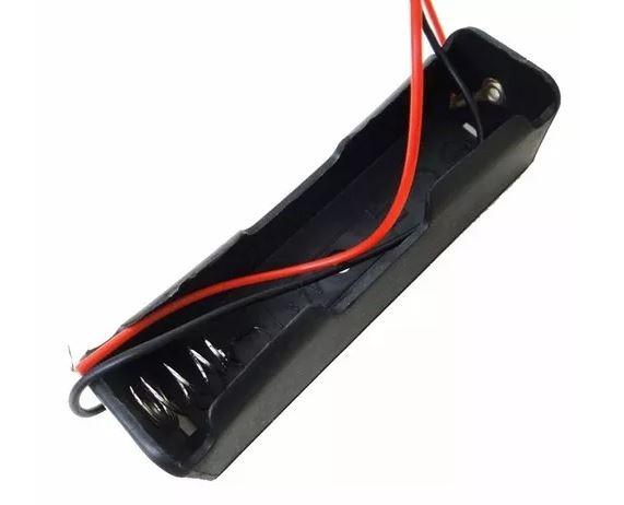 COD-CP19 KIT 3 Suportes de 1 Pilha 18650 Preto Arduino Automação Robotica - Foto 2