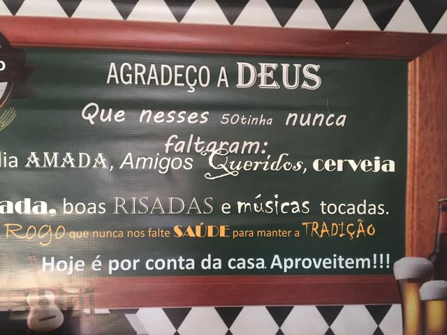 Kit para festa 50 anos (Boteco)