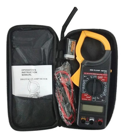 Alicate Amperímetro Digital Multimetro Clamp Meter - Foto 5