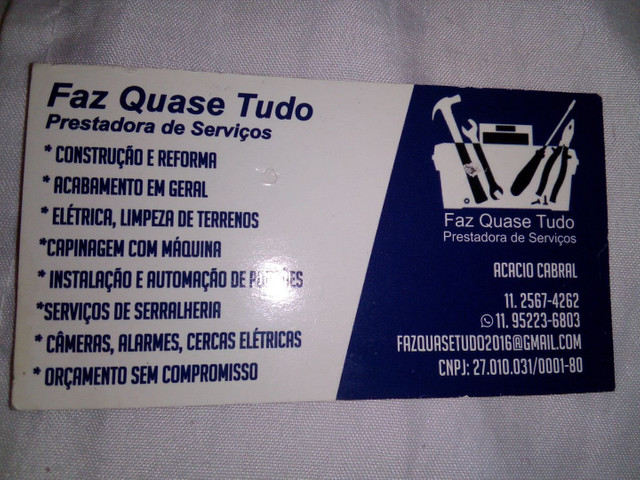 Prestadora de serviços