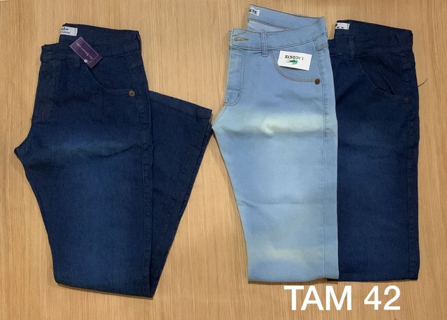 Calça Masculina Jeans com Lycra na Promoção  - Foto 5