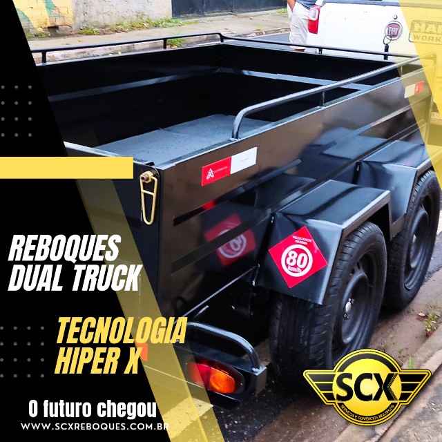 Carretinha Trucada, a mais bruta do Mercado! O melhor Reboque do Brasil é Scx 2025