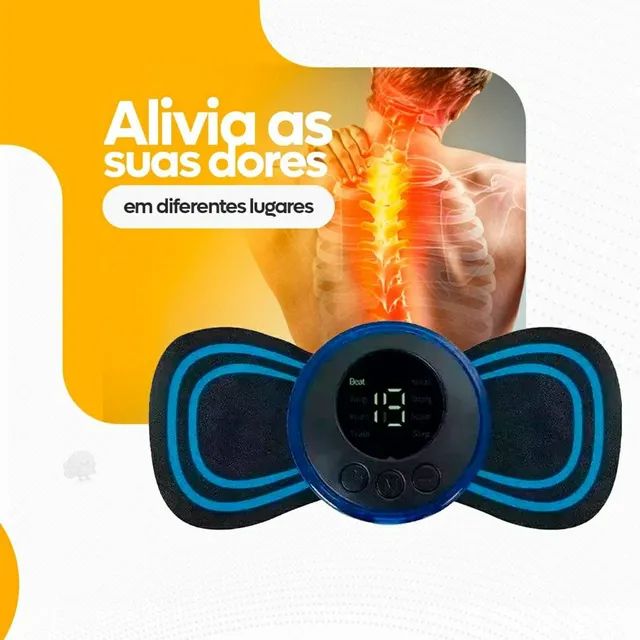 Mini Massageador Elétrico Portátil recarregável 