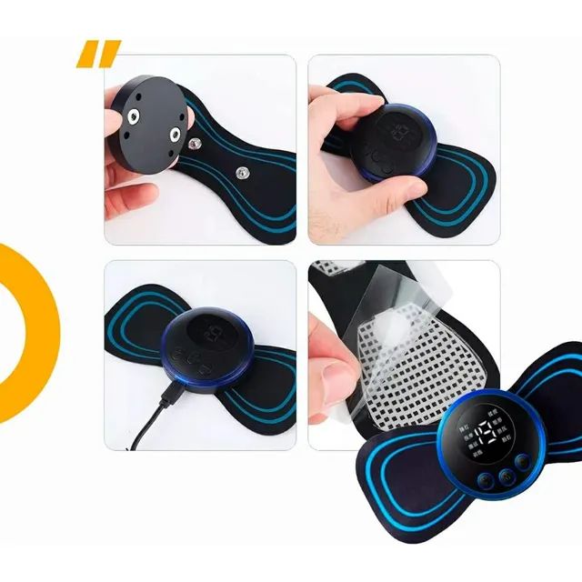 Mini Massageador Elétrico Portátil recarregável  - Foto 3