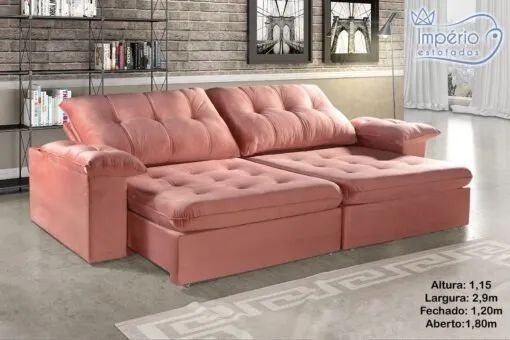 Sofá Retrátil e Reclinável Imperial 2,0 - Frete Grátis - Receba Amanhã - Promoção!! - Foto 5