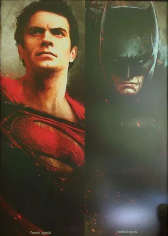 Quadro Pôster Filme Liga da Justiça Superman 60x90