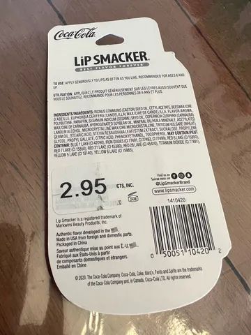 Lip smacker lip balm Coca Cola importado novo raro  - Foto 2