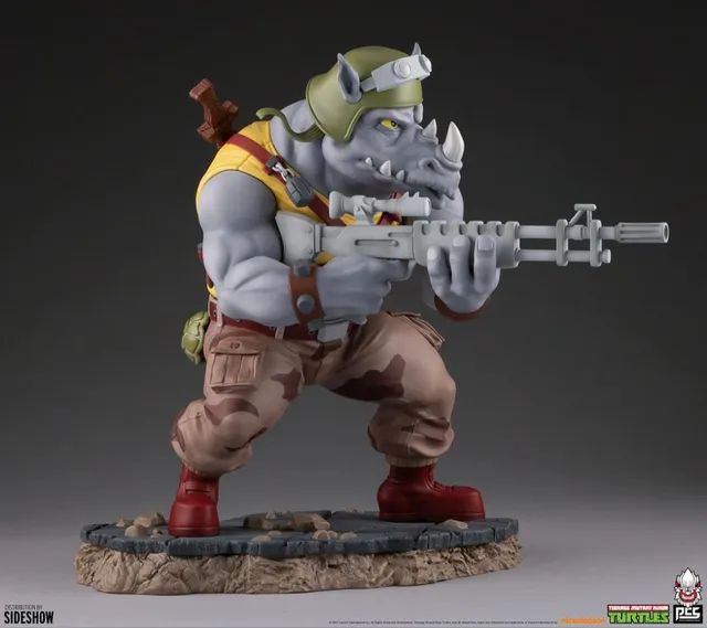 Rocksteady TMNT PCS Sideshow Tartarugas Ninja - Foto 2