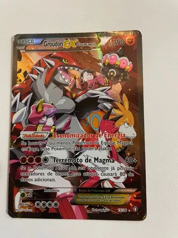 Kit Carta Pokémon Lendários Rayquaza Groudon Kyogre