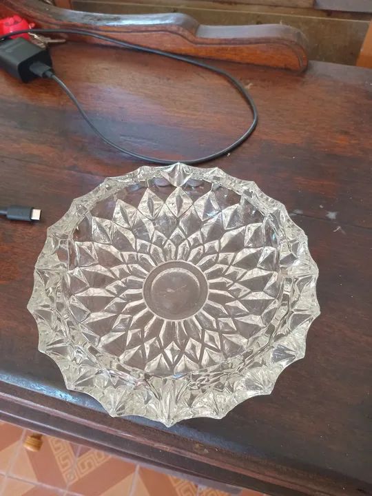 Cinzeiro de Cristal Vintage - Foto 2