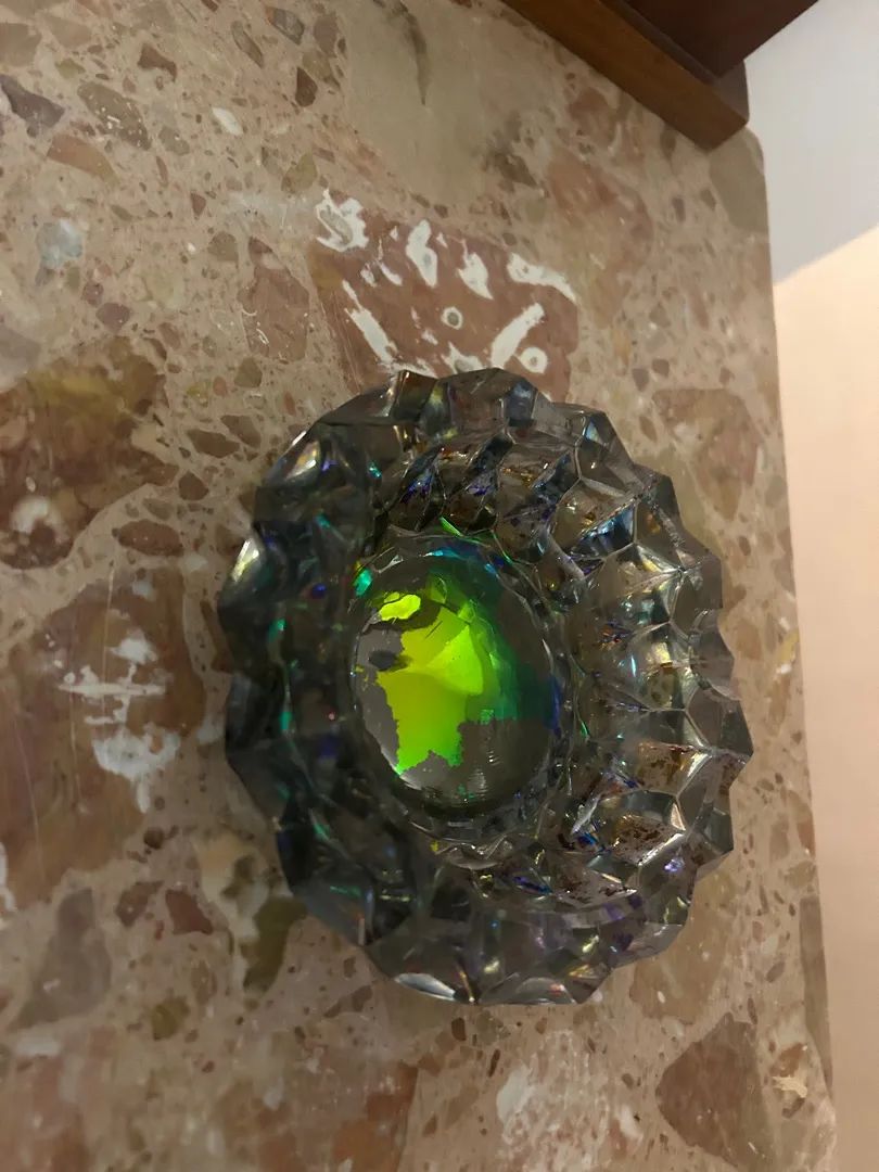 Cinzeiro cristal antigo 