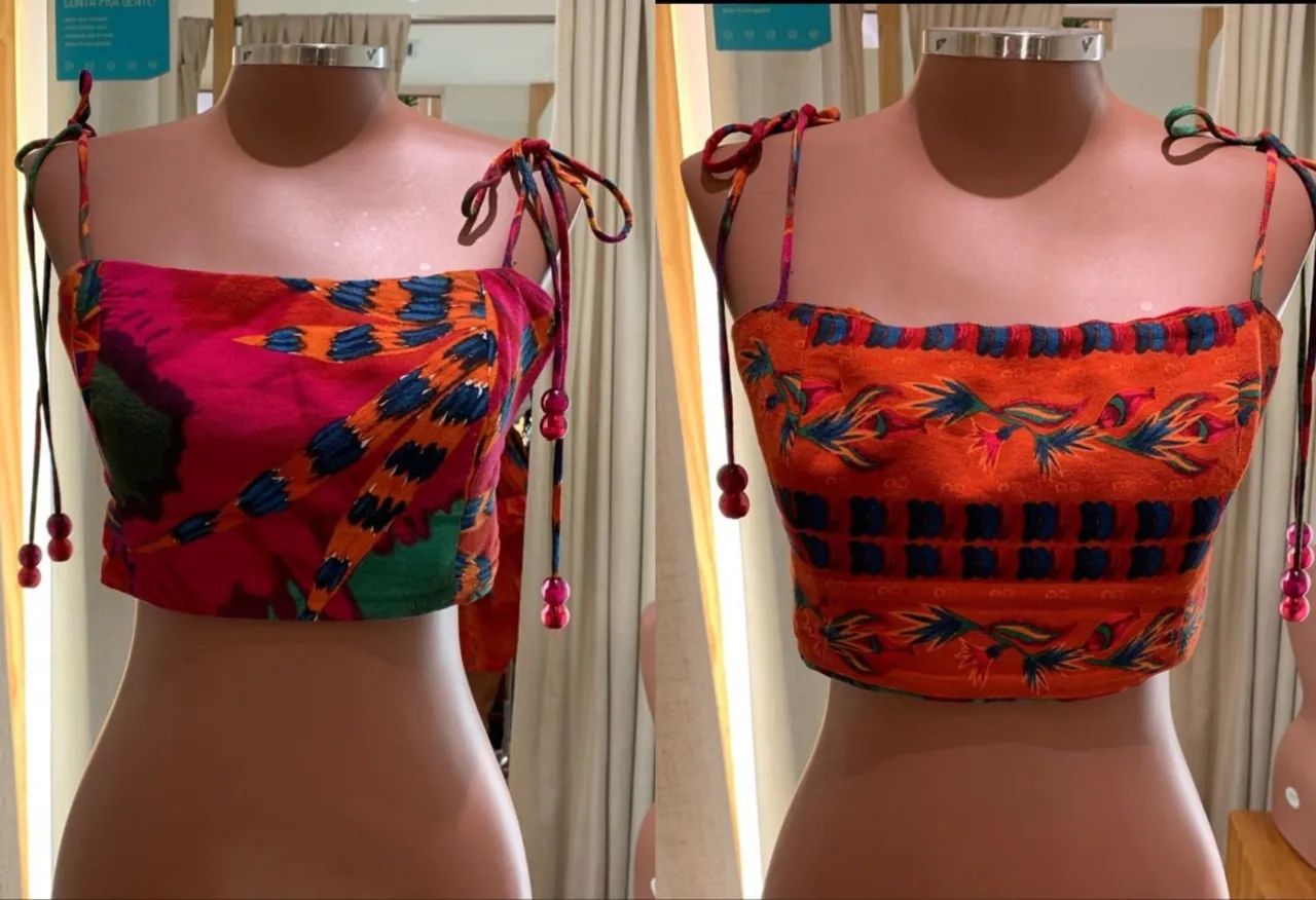 Top 2 em 1 floresta Tie Dye - Foto 2