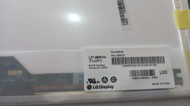 Tela 14 Polegadas 40 Pinos LG Display Lp140wh4 tl a1 - 1198 - Foto 5