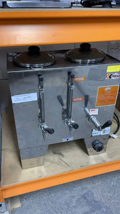 Cafeteira 2 reservatórios 6 litros inox - Marchesoni