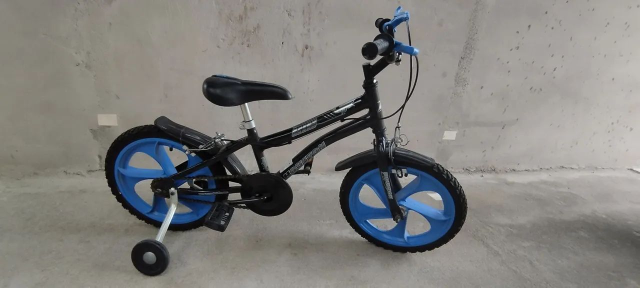 Bicicleta com rodinhas aro 16