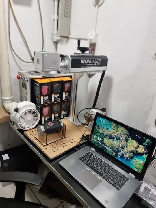 Gravadora Fiber Laser 50w completa