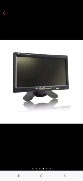 Monitor TFT 7 polegadas para Câmera de Ré - Foto 2