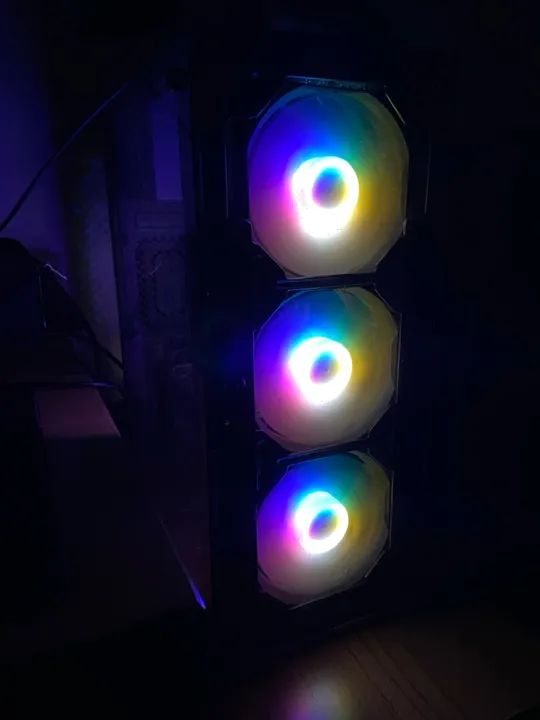 Pc Gamer gabinete Hayom RGB 3 fans - Foto 5