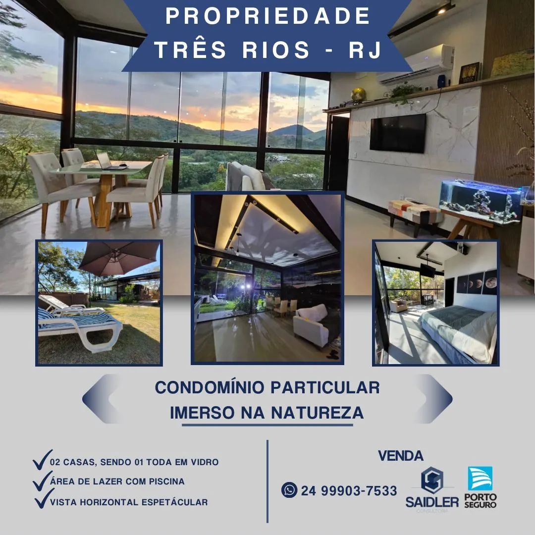 Ampla casa em condomínio.
