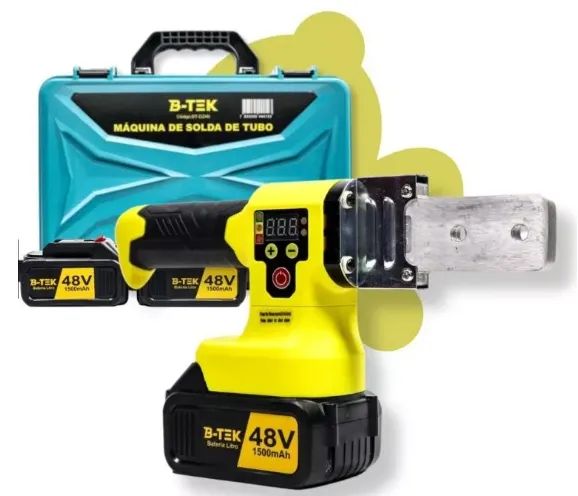 Maquina de Solda Termofusora de Tubo PVC BT-DZ40 280w c/2 Bateria 48v  - Foto 2