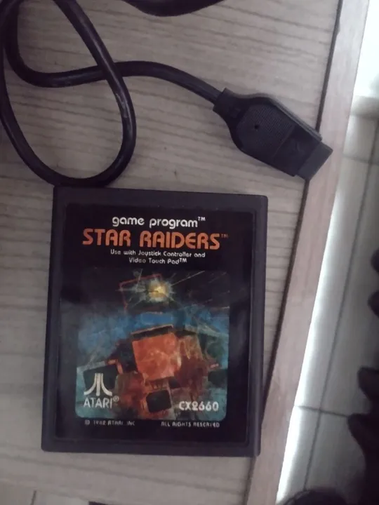 Controle e jogo riders e controle Video Touch Pad Atari