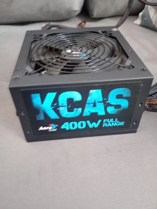 Fonte de Computador PC 400w Kcas AeroCool 80+ Semi-Nova - Foto 5