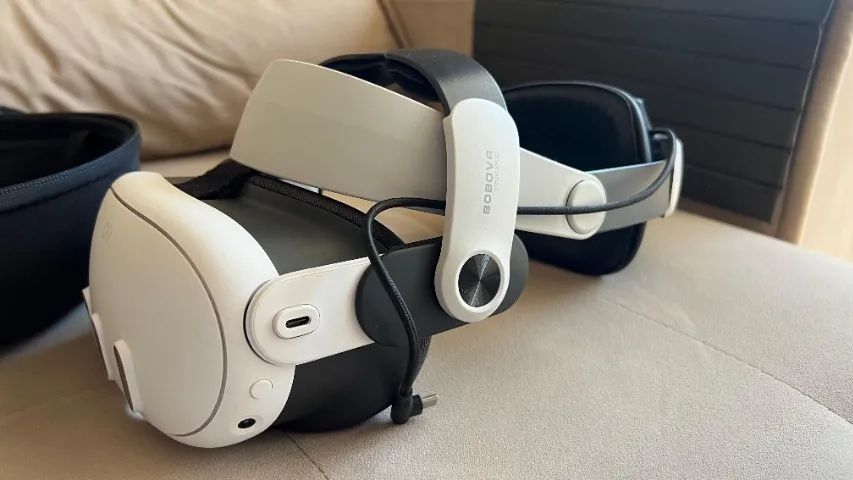 META QUEST 3 128gb + BOBOVR M3 PRO + BATERIA ADICIONAL + CASE PARA TRANSPORTE - Foto 4