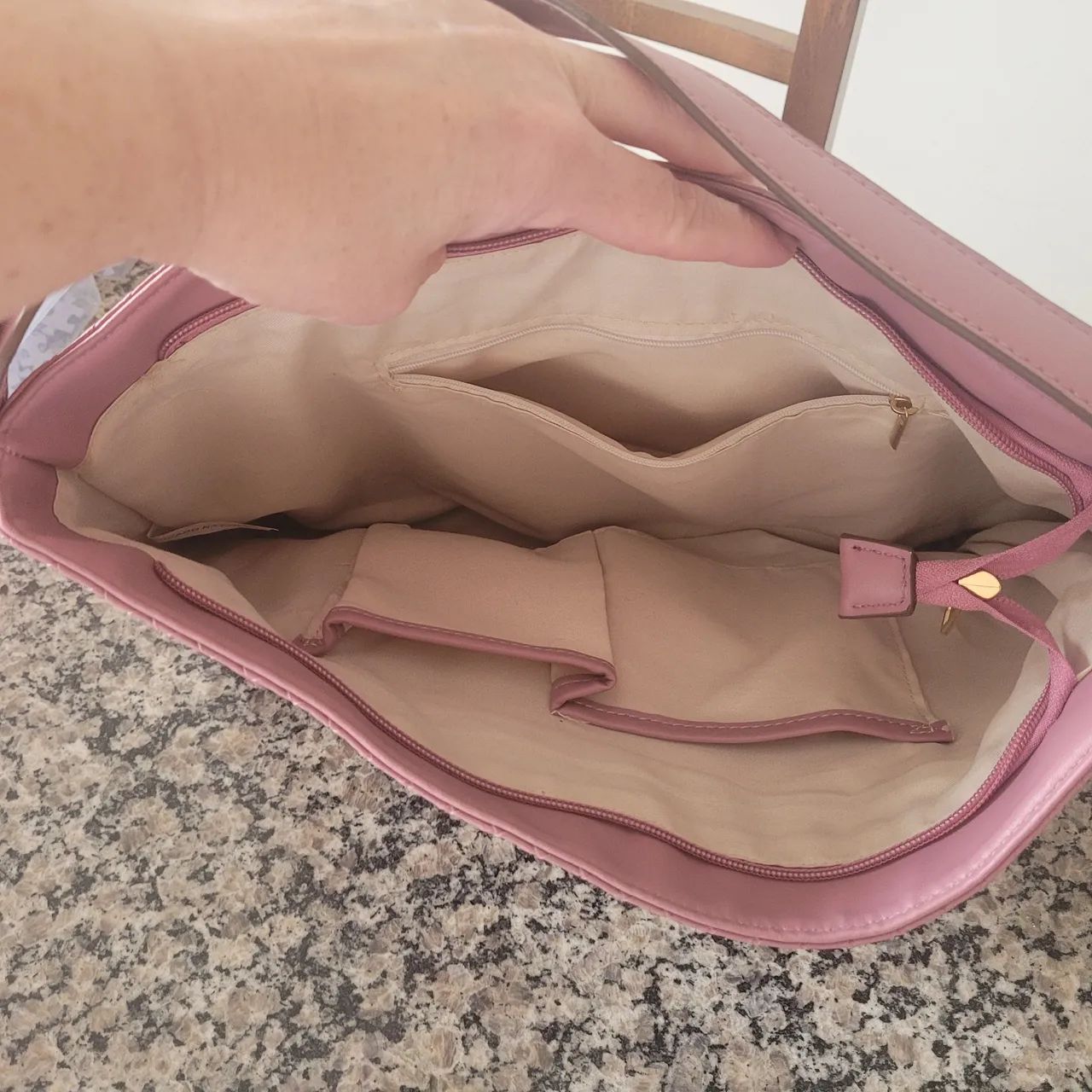 Bolsa de Ombro Rosa - Foto 5
