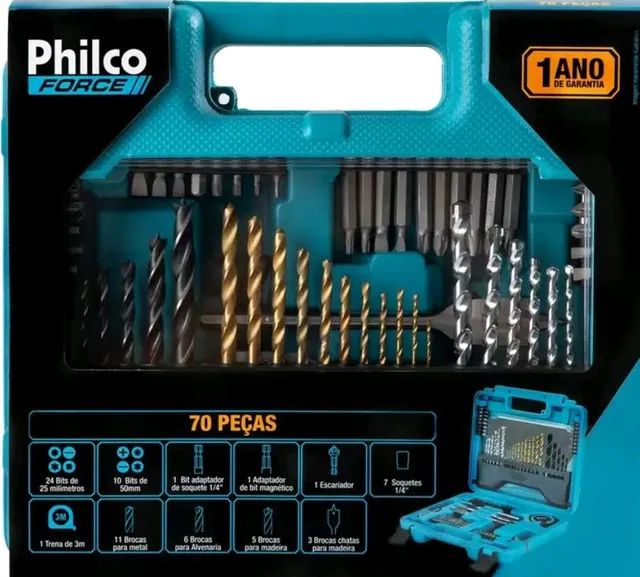 Kit Ferramentas Philco 70 peças  - Foto 5