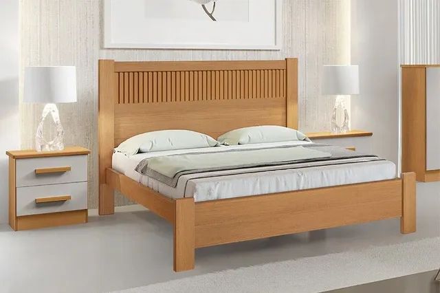 Cama Casal Primícia Ripado rf3277m