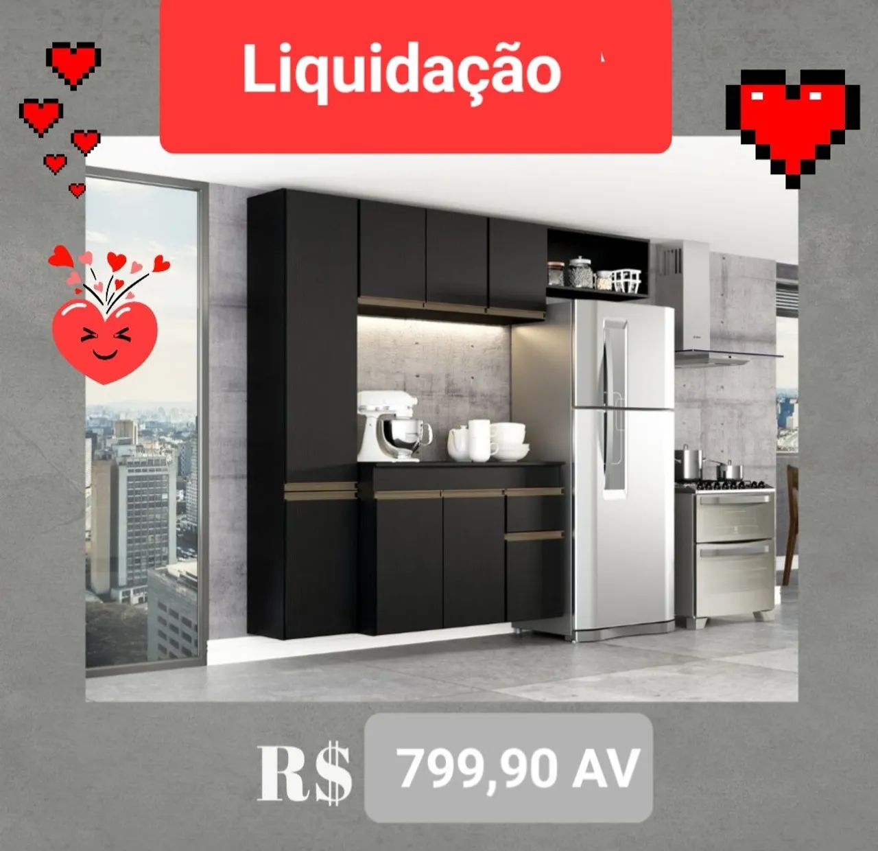 Cozinha completa 4 peças 