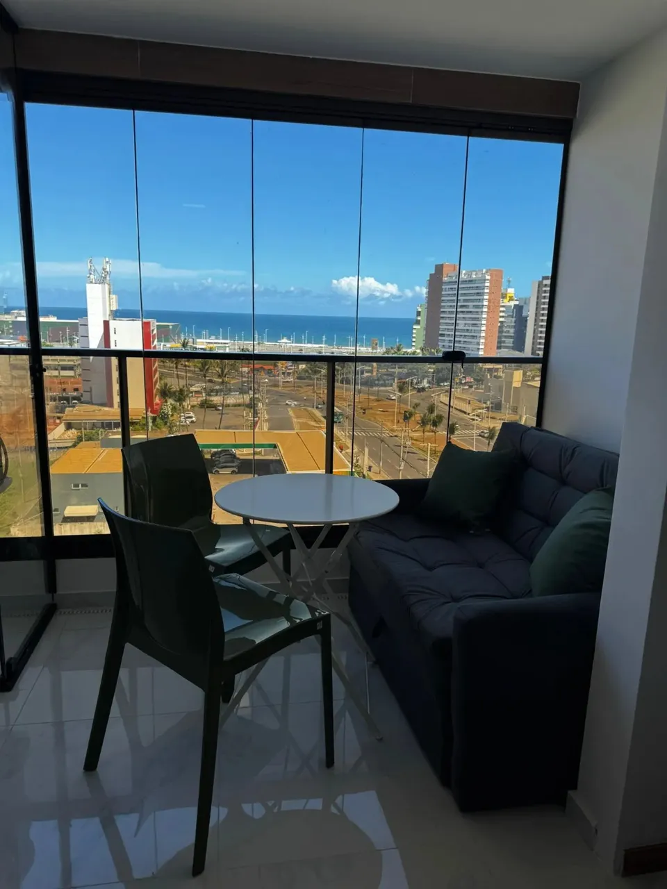 Studio Vista Mar, Distribuído Em 20M² E Vaga De Garagem Rotativa Em Armação. 1L78KHF