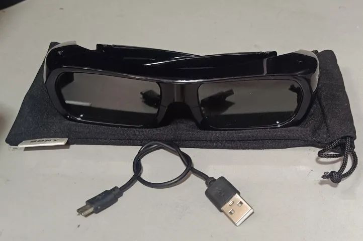 óculos 3d Sony Tdg-br250 Seminovo Pouquíssimo Uso - Foto 5