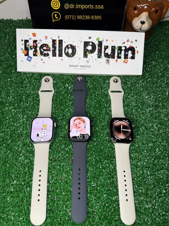 Lançamento 2025 SmartWatch Series 10 s10 Hello Plum Novo - 3 Cores - Foto 3