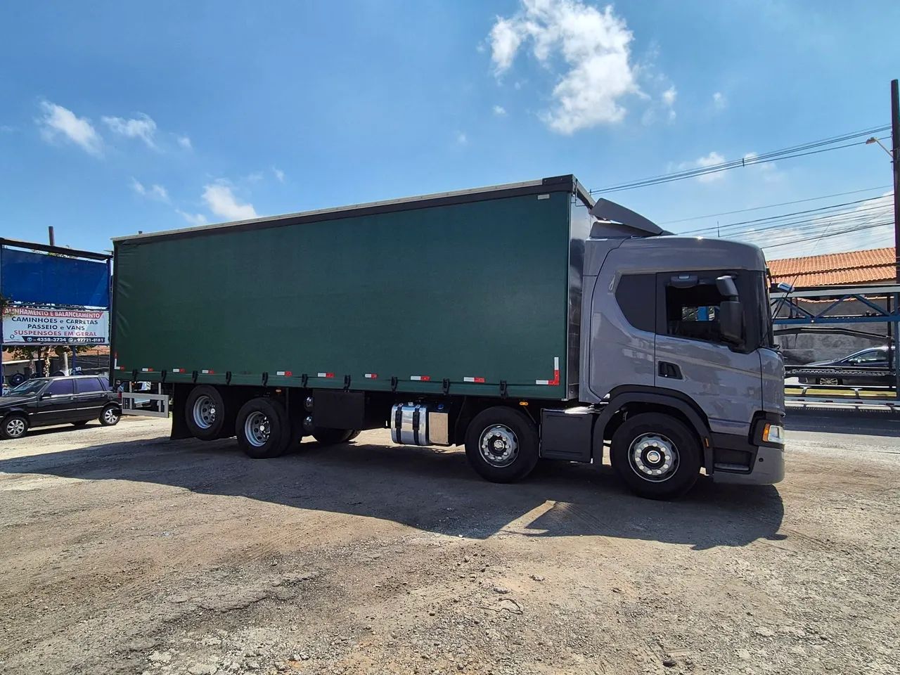 Scania p320 2024 bitruck 4 eixos 8x2 baixo km - Foto 8