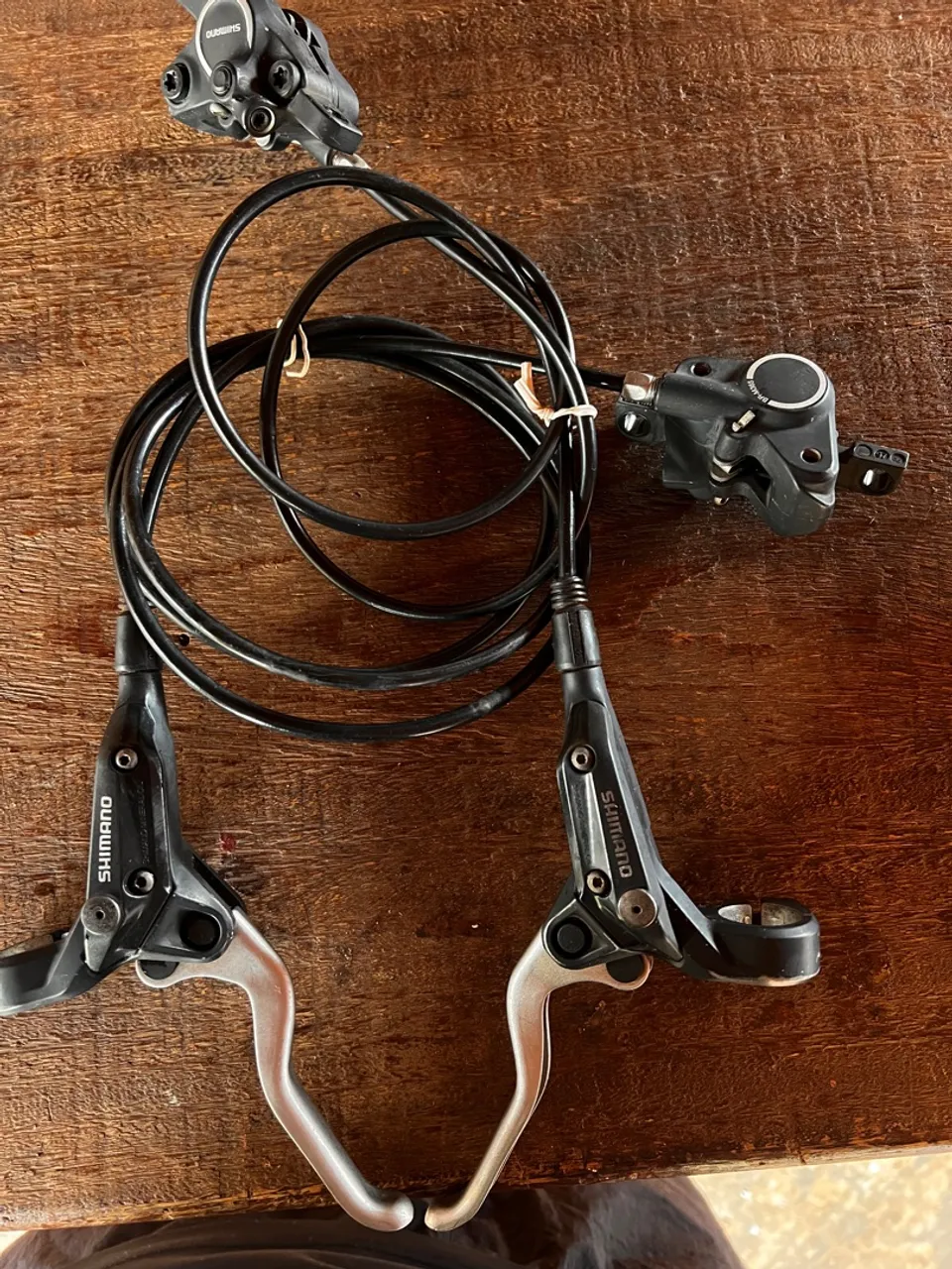 Jogo Freio A Disco Hidraulico Shimano Bl/br-m-365 Preto